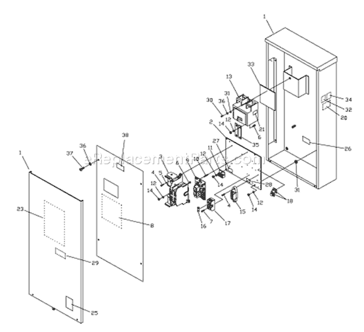 Page A Diagram and Parts List for 071021-0  Briggs and Stratton Generator
